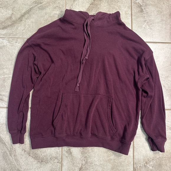 American Eagle Outfitters Maroon Hoodie - Picture 1 of 4